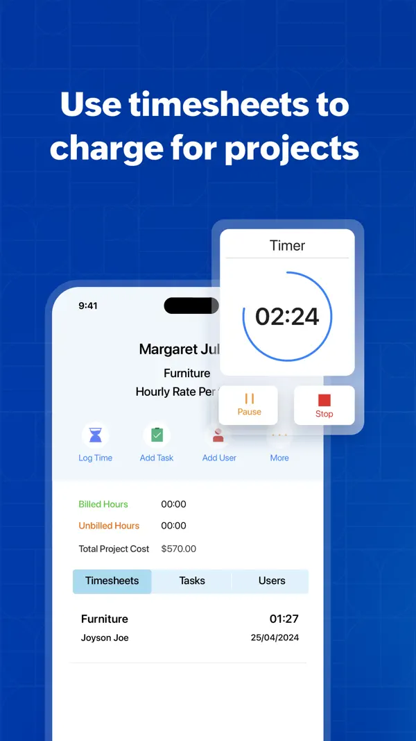 Zoho Invoice – Abrechnungsapp Screenshot 8