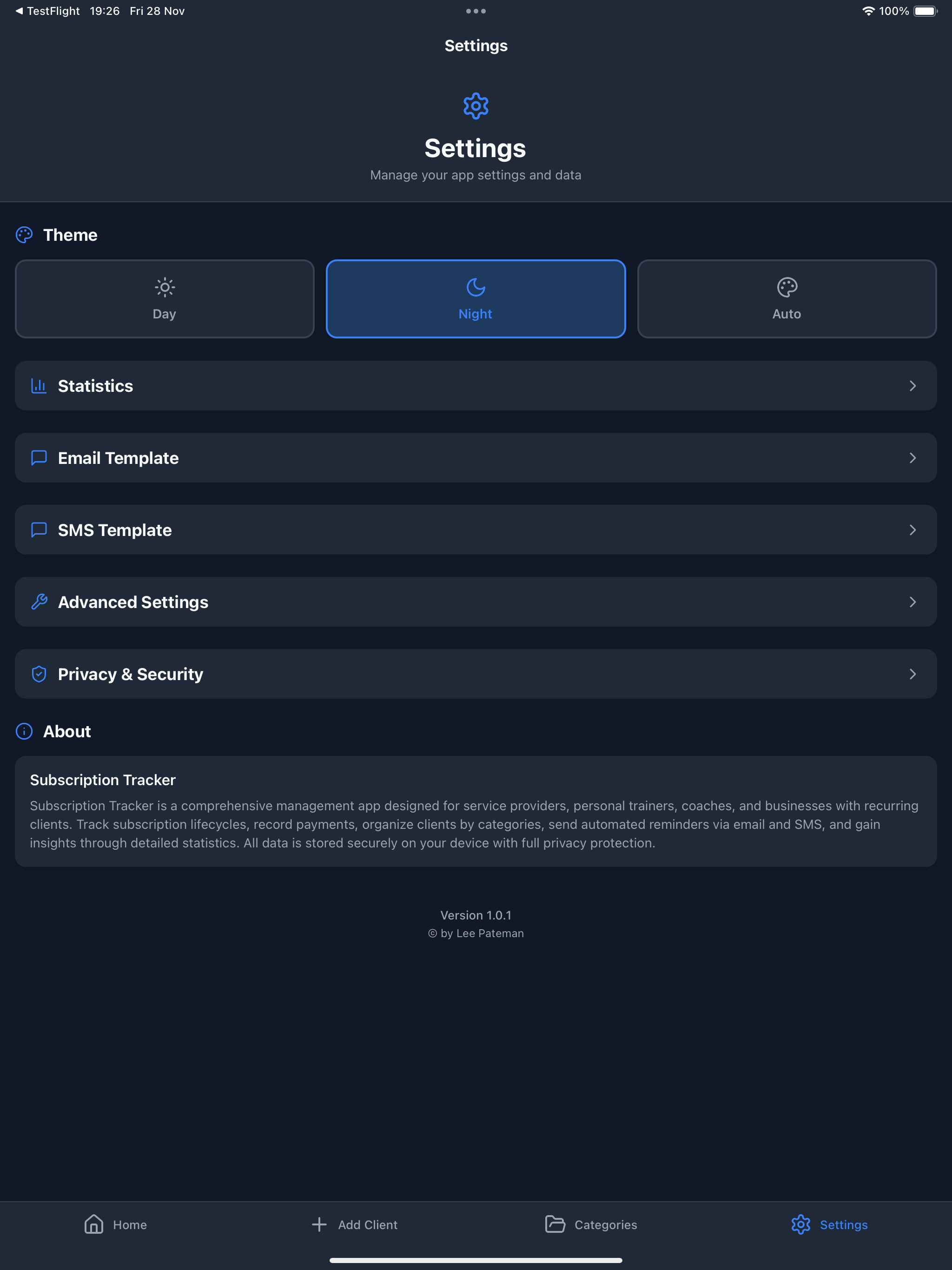 Subscription Tracker V2