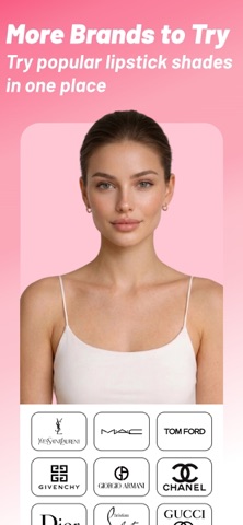 Liiips - AI Lipstick Try-On iPhone screenshot