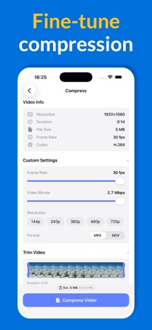 Video Compressor - ViiDeo Screenshot 2 of 4