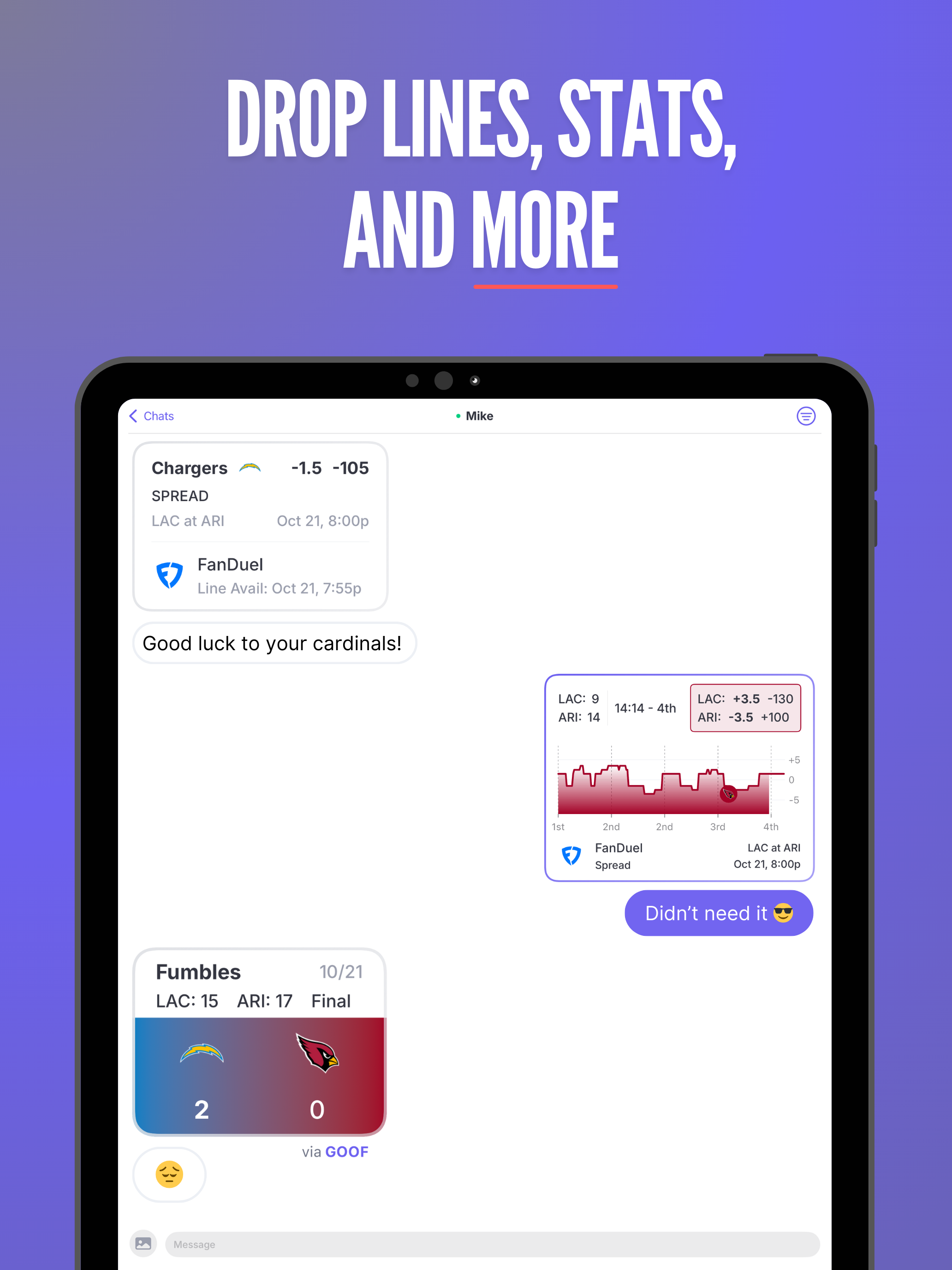 Goof: Sports Betting Odds