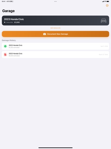 DamageDocAI - Claim Helper iPad screenshot