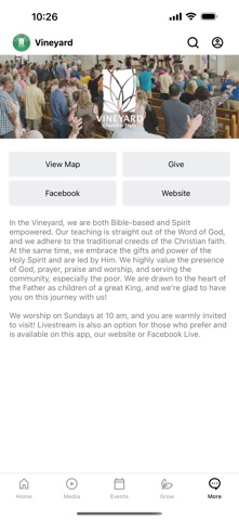 App screenshot