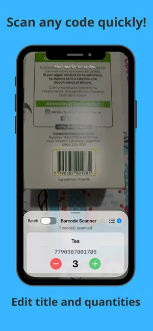 Barcode Scan: Inventory screenshot 1