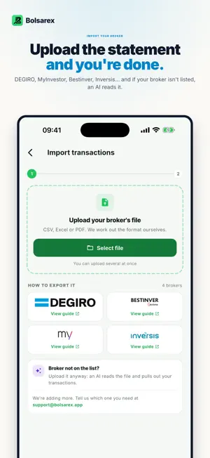Bolsarex: Portfolio & Tax screenshot 2