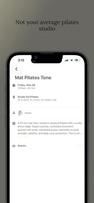 Studio Sol Pilates screenshot 4