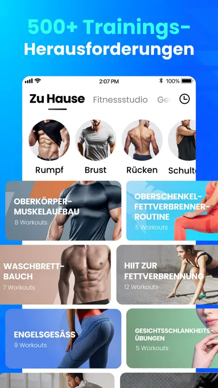 Workouts Zuhause - Fitness App screenshot 7 of 10