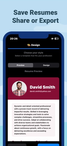 PDF Resume Builder - ResuFlex Screenshot 3 of 5