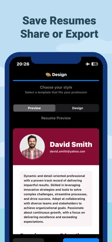 PDF Resume Maker - ResuFlex screenshot 3