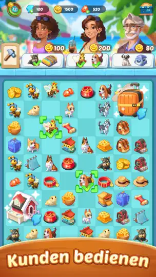 Screenshot von Seaside Escape®: Merge & Story auf dem iPhone 2