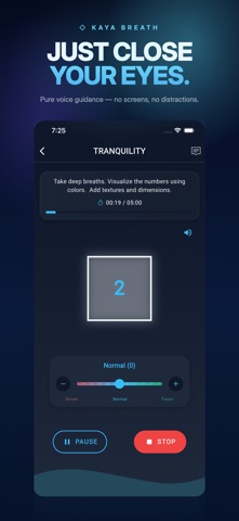 Kaya Breath – Powered by Voice iPhone screenshot
