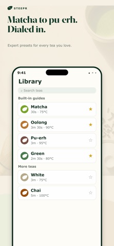 Steepr: Tea Timer & Brew Guide Screenshot 4 of 8