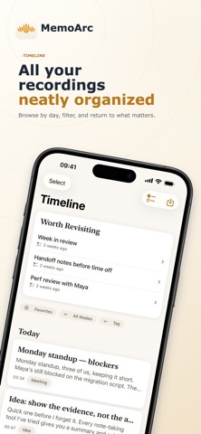 MemoArc: Offline Voice Notes Screenshot 4 of 10