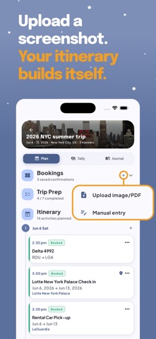 TallyTrip: Travel Planner screenshot