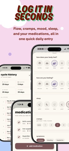 Rue: Period & Cycle Tracker Screenshot 2 of 5