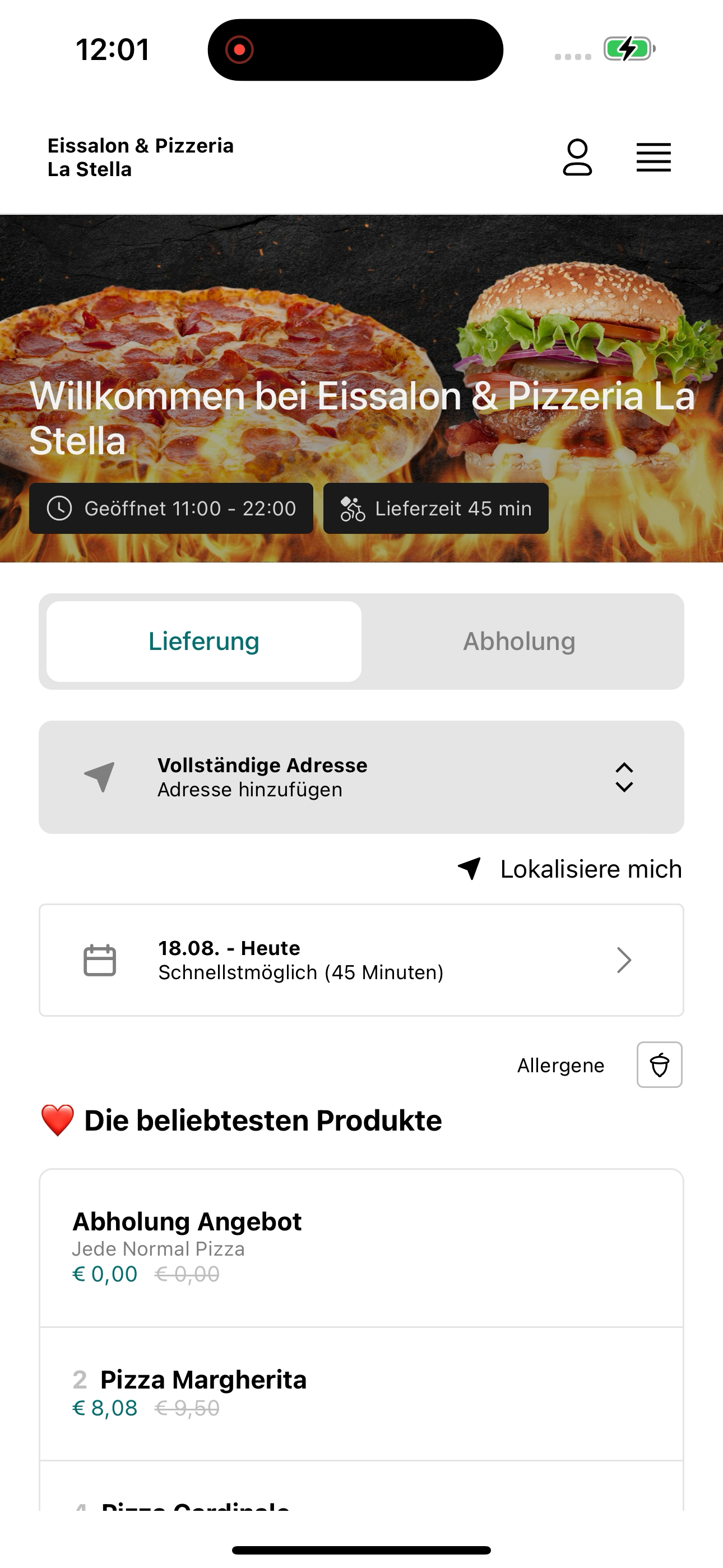 Eissalon & Pizzeria La Stella screenshot 6