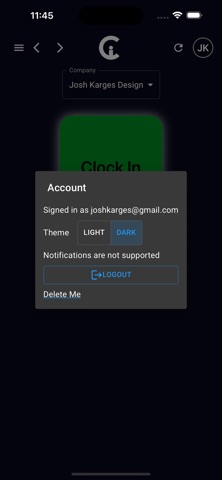 The Clockin App Screenshot 6 of 6