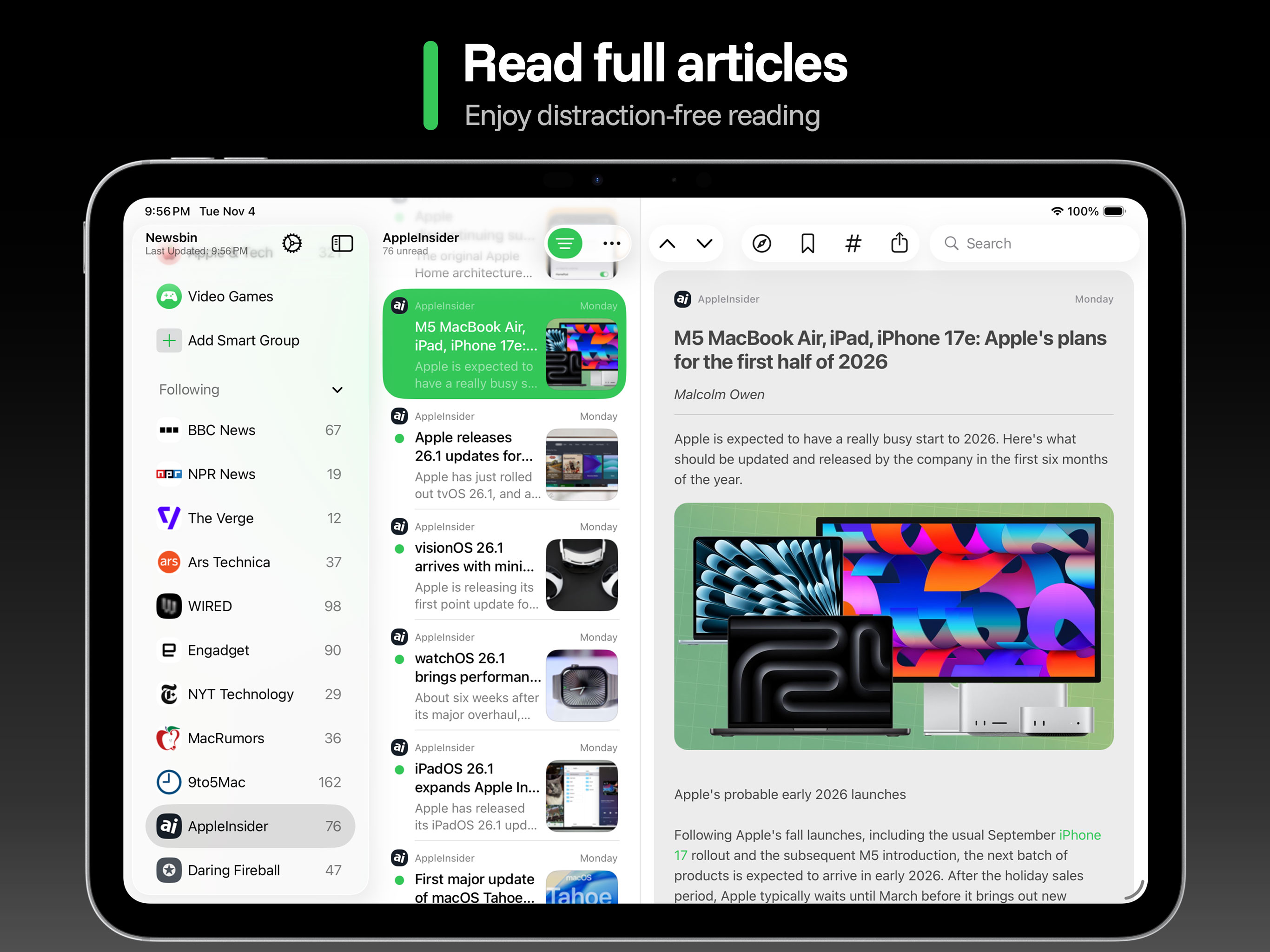 Newsbin: RSS Feed Reader screenshot 18