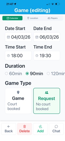 Padel-Up screenshot