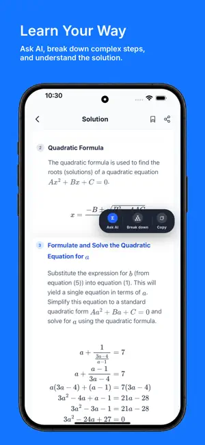 Zupiq: AI Math Solver screenshot 2