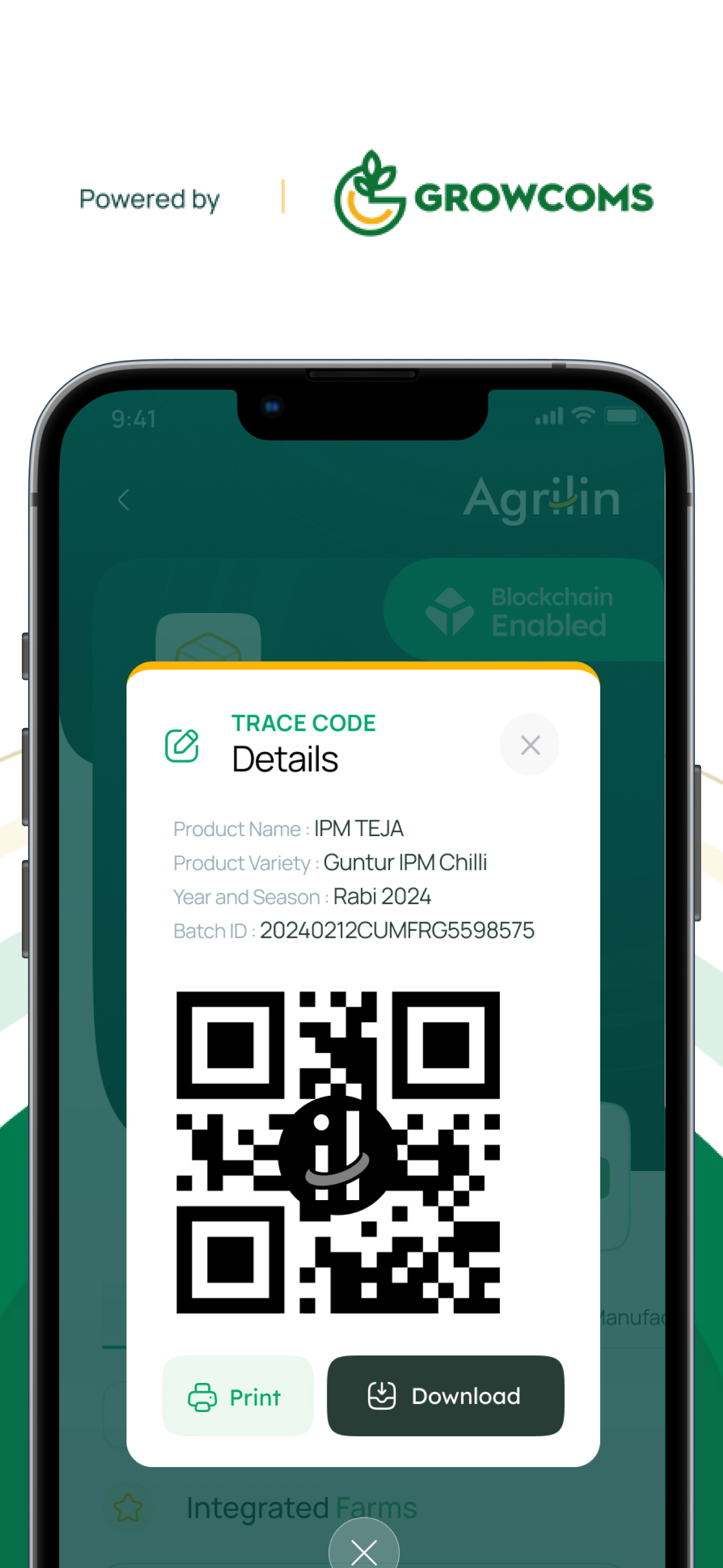 Agrilin Traceability screenshot 5
