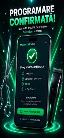 AndreiiCBR Salon – Programări iPhone screenshot