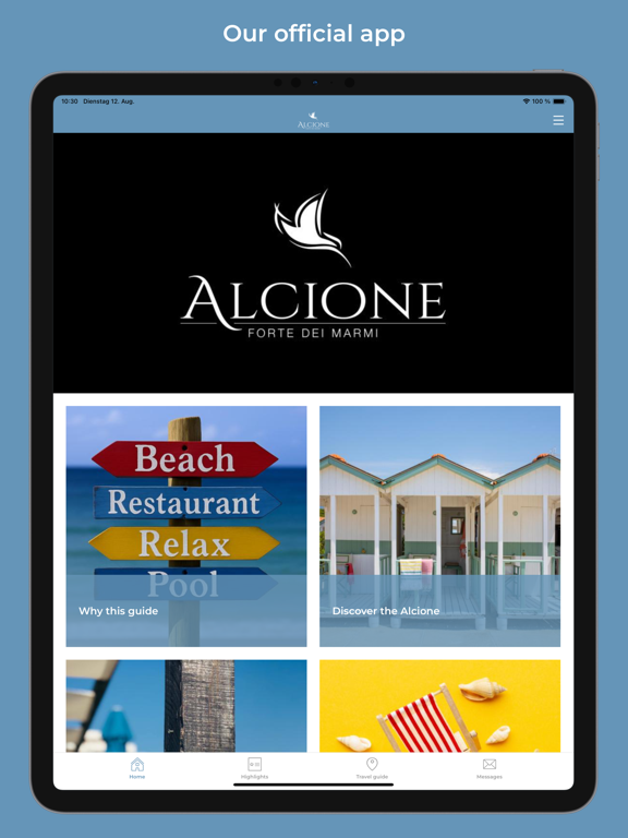 Bagno Alcione app screenshot