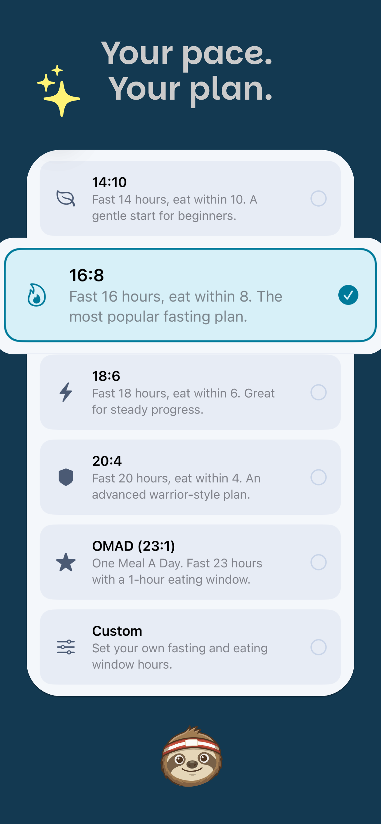 FastSloth: Fasting Tracker screenshot 6