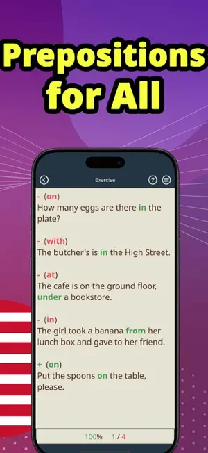 Learning English: Prepositions screenshot 4