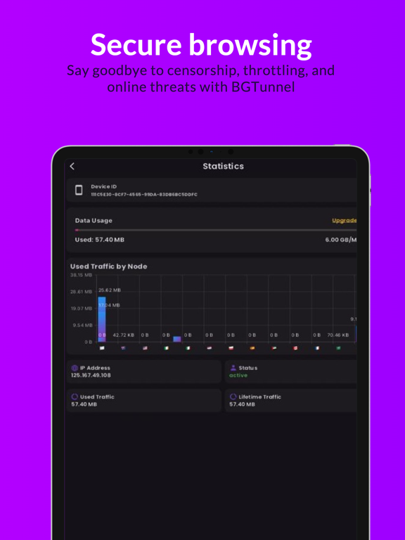 Screenshot #6 pour BGTunnel: Secure VPN & Privacy