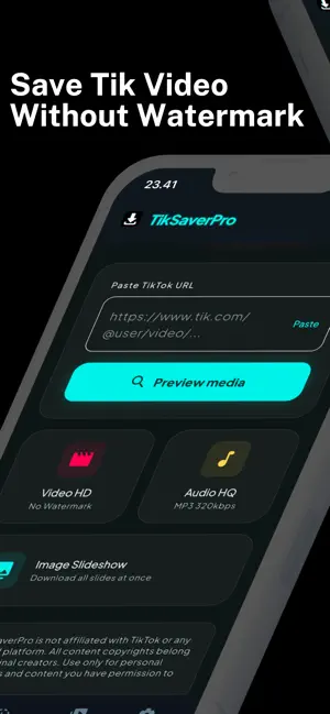 TikSaverPro: Save Tok Video screenshot 1