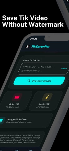 TikSaverPro: Save Tok Video iPhone screenshot