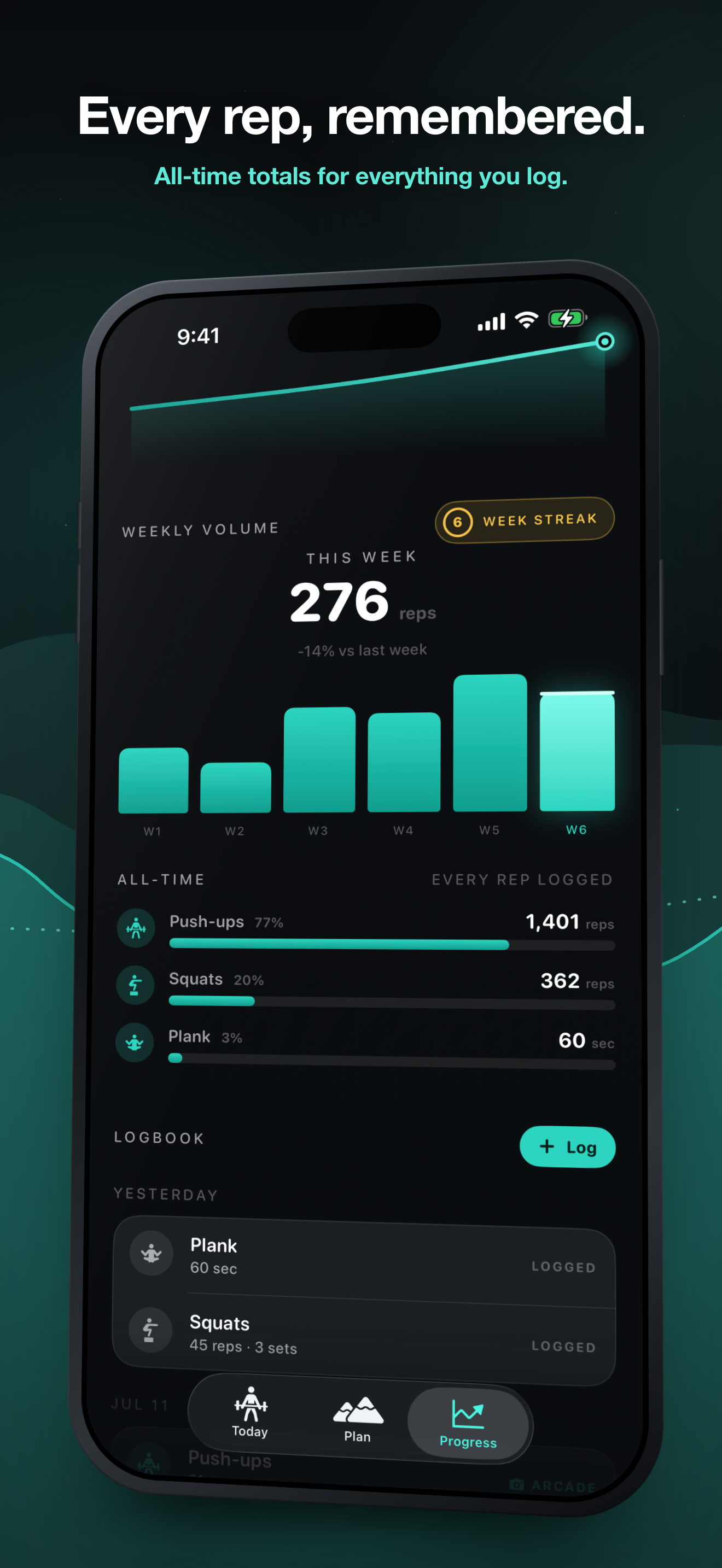 Upward: Push-Up Coach screenshot 9