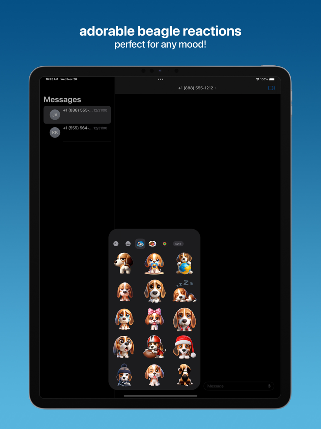 ‎Beagle Emojis Screenshot