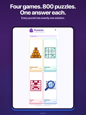 Puzzeroo: Kids Logic Puzzles iPad screenshot