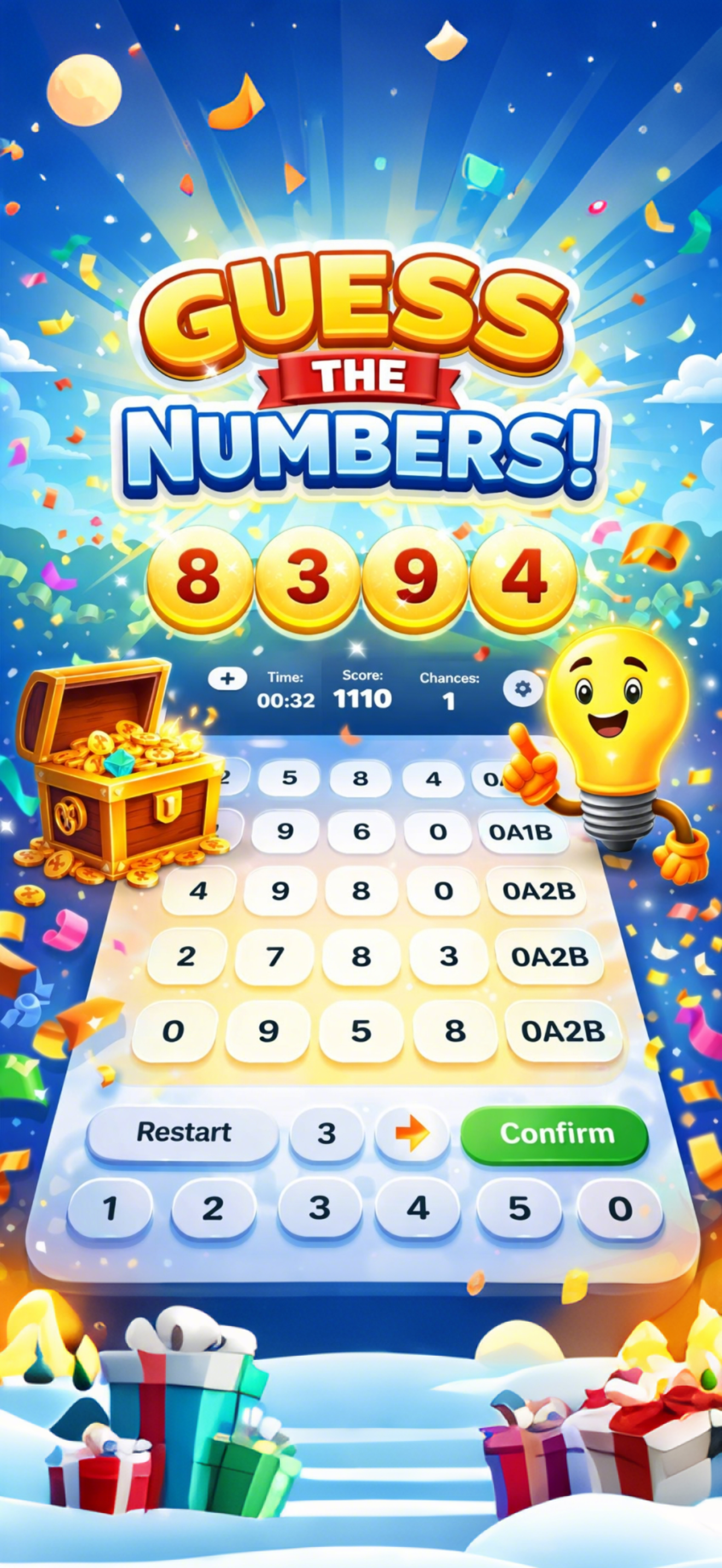 1A2B: Guess Number