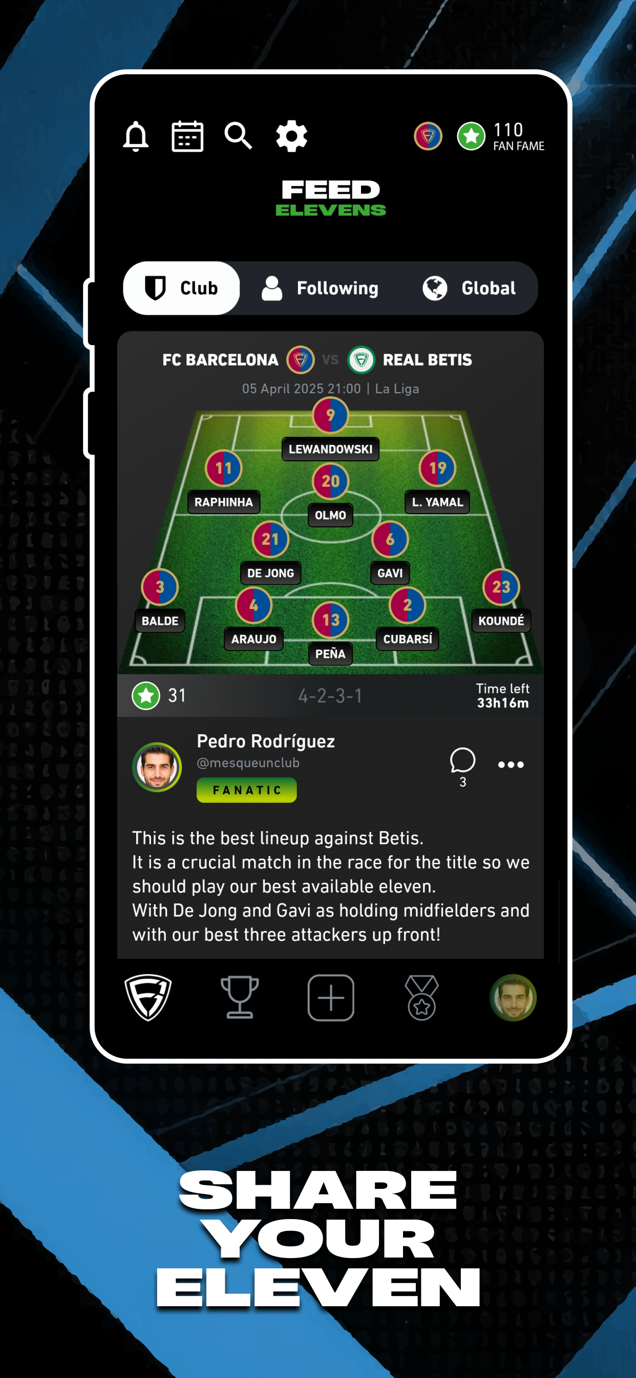 Fans Eleven - Football talk screenshot 4