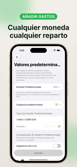 Captura de pantalla de Lightsplit: Dividir Gastos en iPhone 4