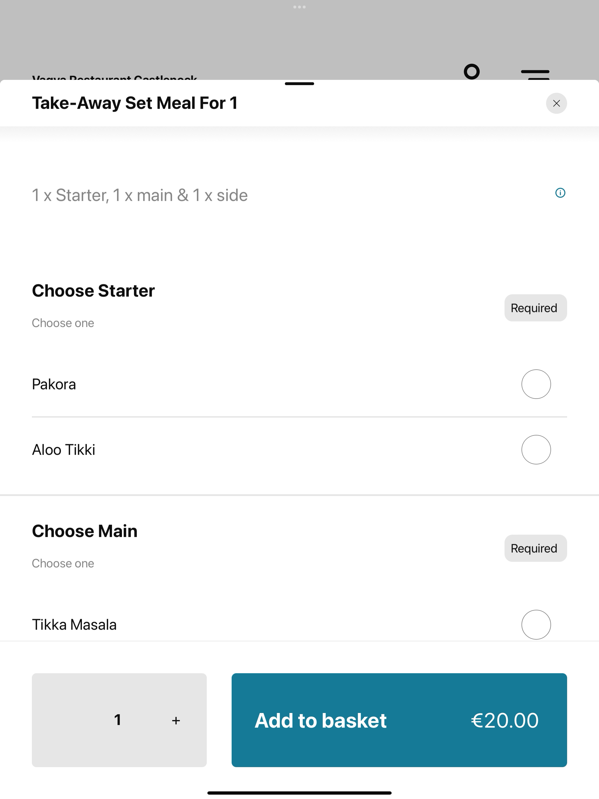 Vagya Restaurant Castlenock screenshot 8