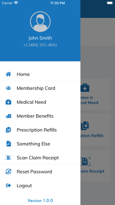 Redirect Health Member App Screenshot