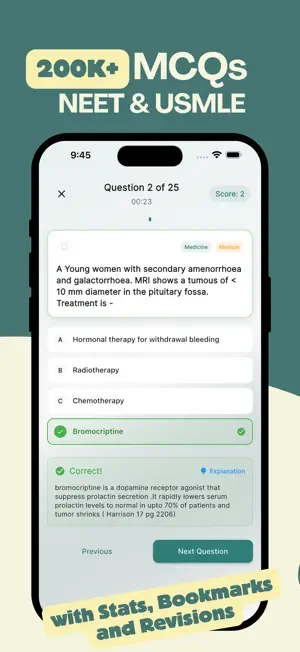 MedDose Pro - MCQs & Diseases screenshot 3
