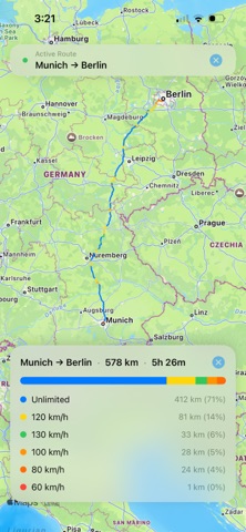 Autobahn Map screenshot