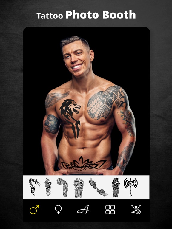 Tattoo Maker Design Editor iPad screenshot 7 - Photo & Video app