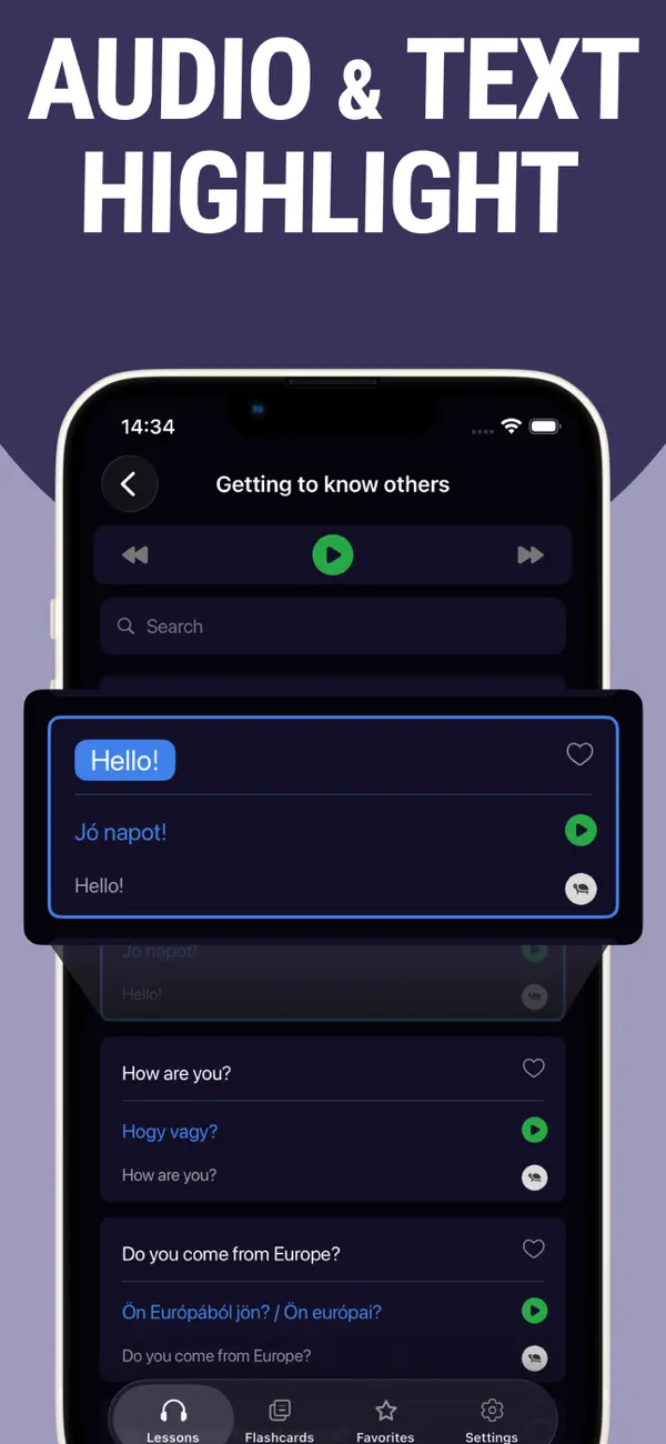 Screenshot #2 pour Learn Hungarian - Lentil