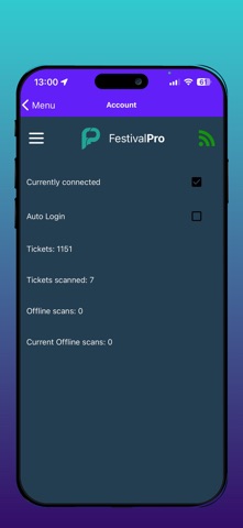 Festival Pro Scanner screenshot