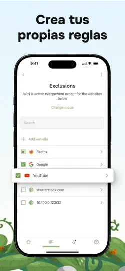 Captura de pantalla de AdGuard VPN: Privado Y Seguro en iPhone 4