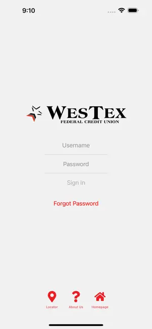 WesTex FCU Mobile screenshot 1