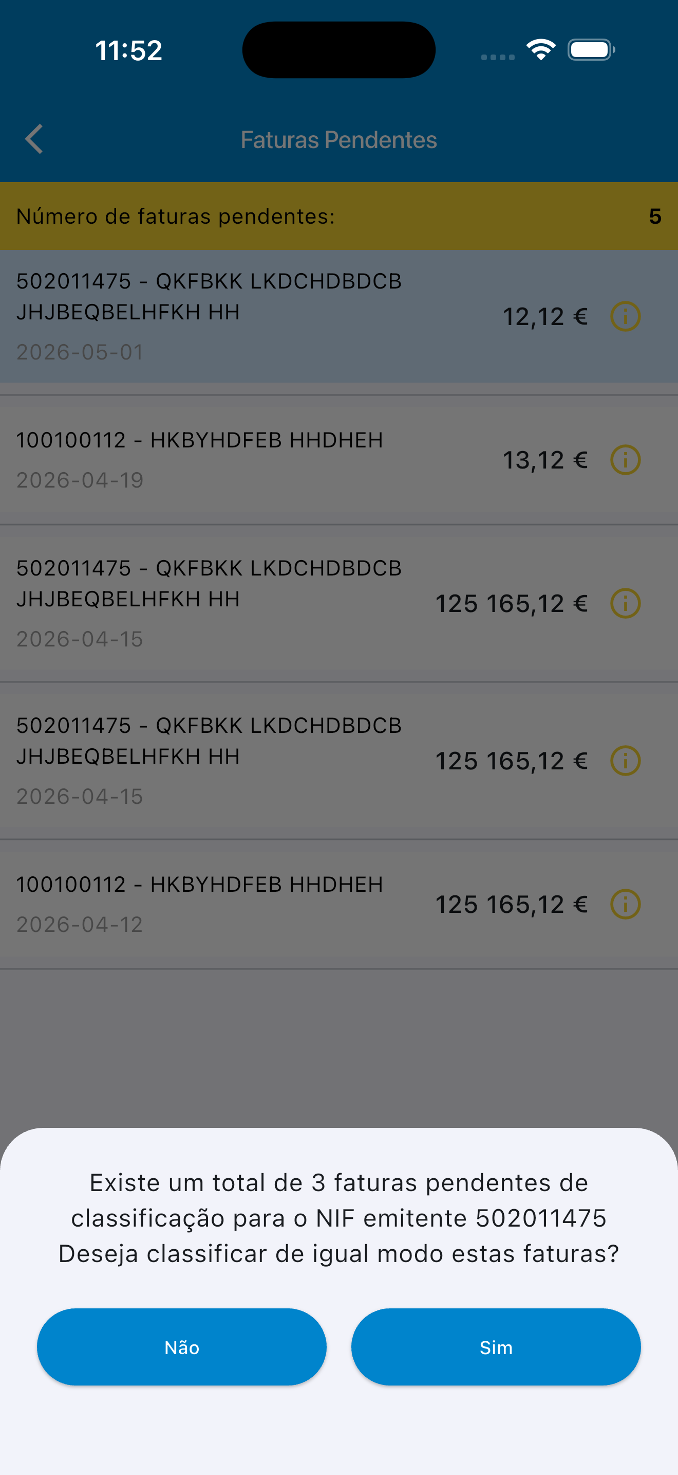 e-fatura screenshot 6