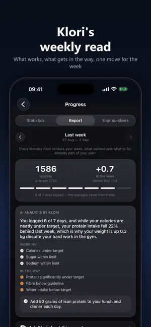 Klori: Calorie Counter screenshot 3