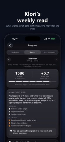 Klori: Calorie Counter Screenshot 3 of 6